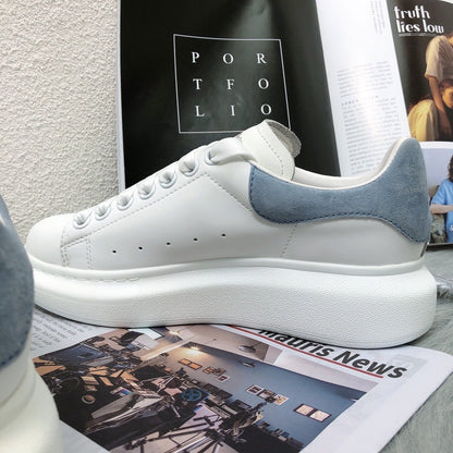 Alexander McQueen Lambskin Leather Logo Sneakers