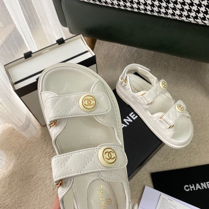 Chanel Lambskin Leather Sandals
