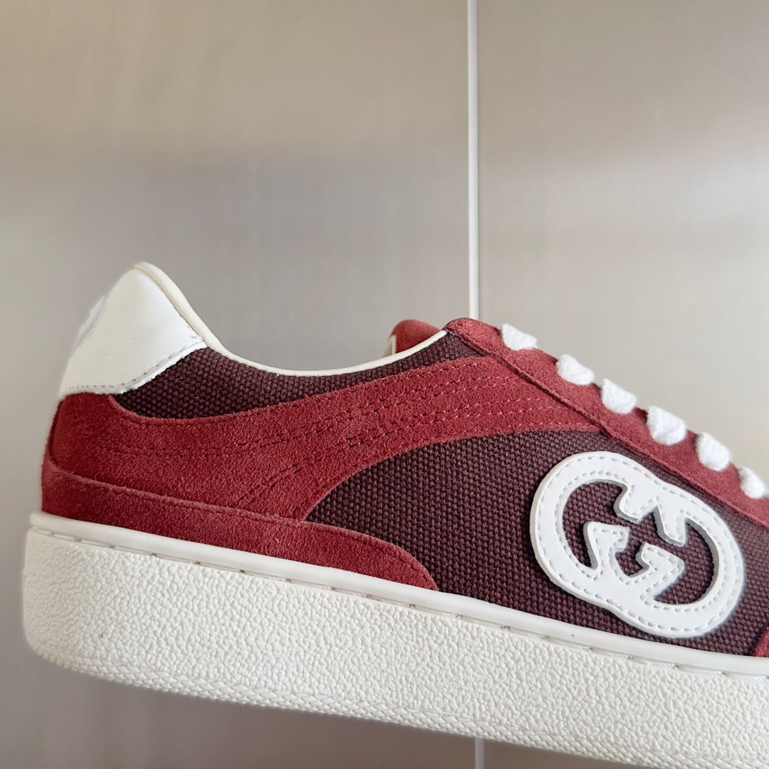 Gucci Leather Logo Sneakers