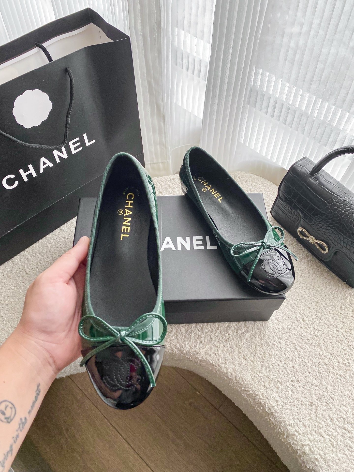 Chanel Bow Shoes