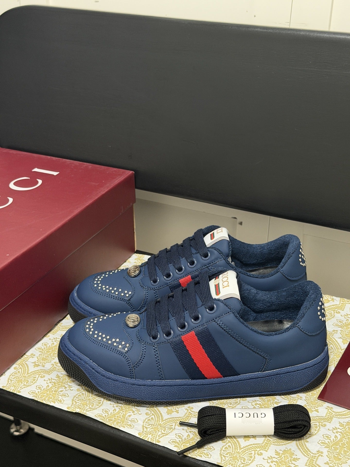 Gucci Crystal Sneakers