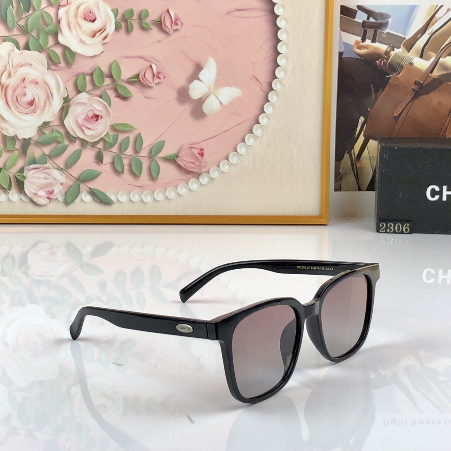Chanel Vintage-Finish Sunglasses