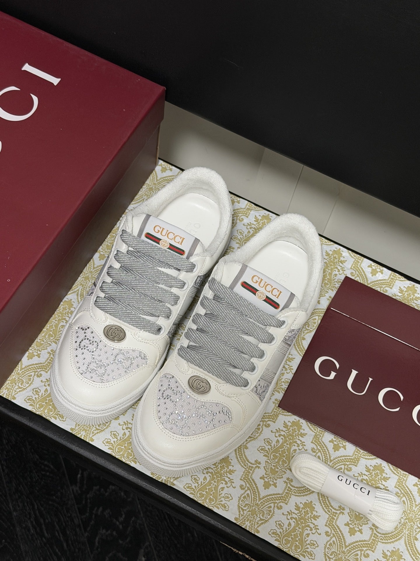 Gucci Crystal Sneakers