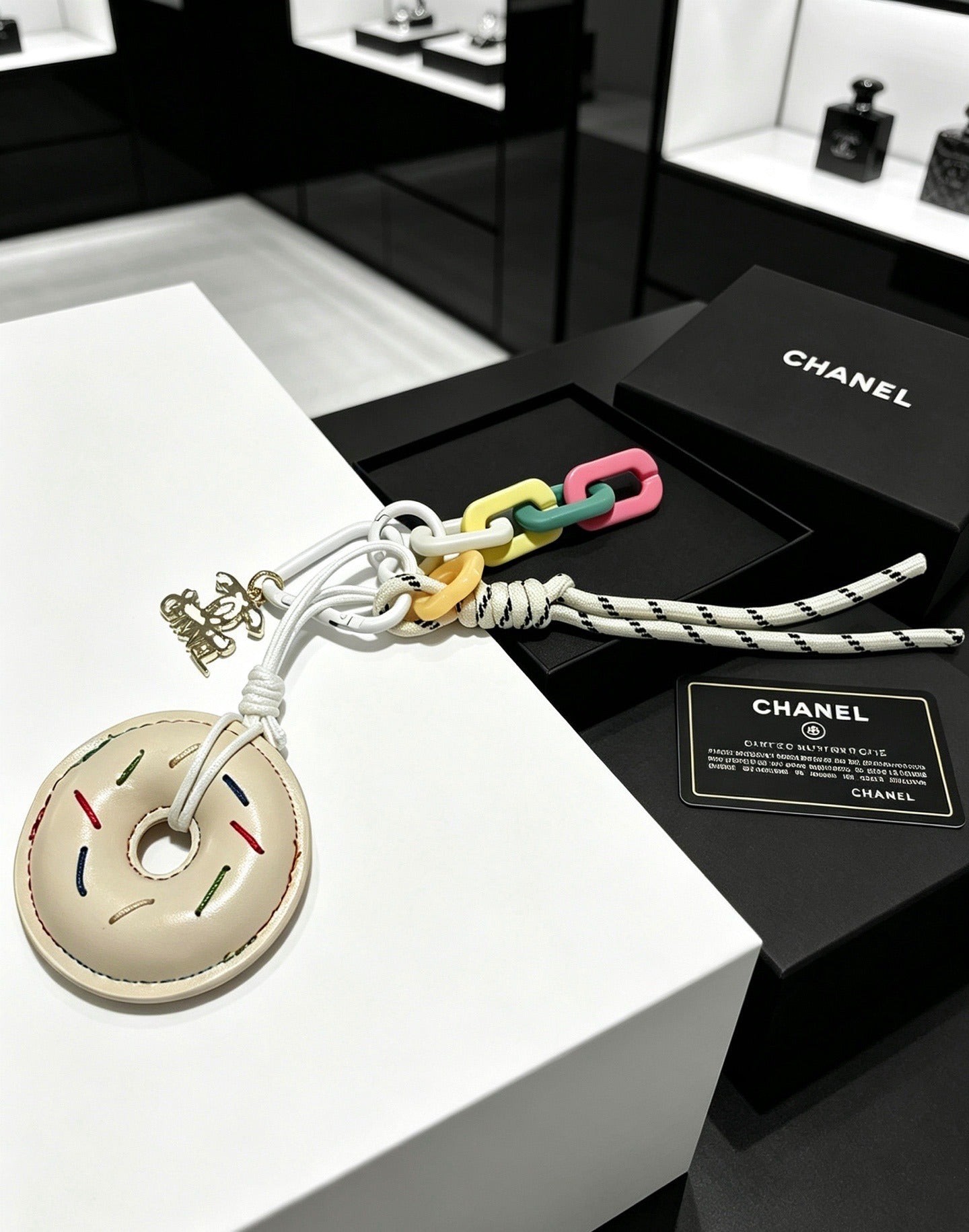 Chanel Vintage-Finish Keychain