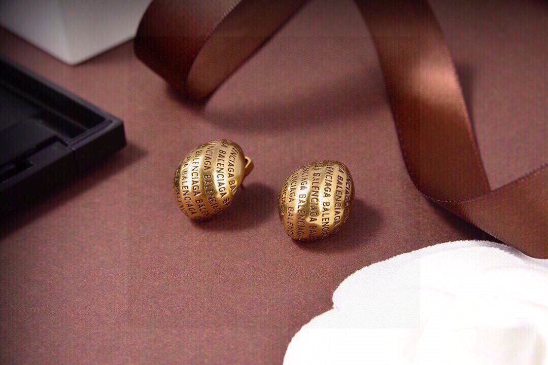 Balenciaga Brass Earrings