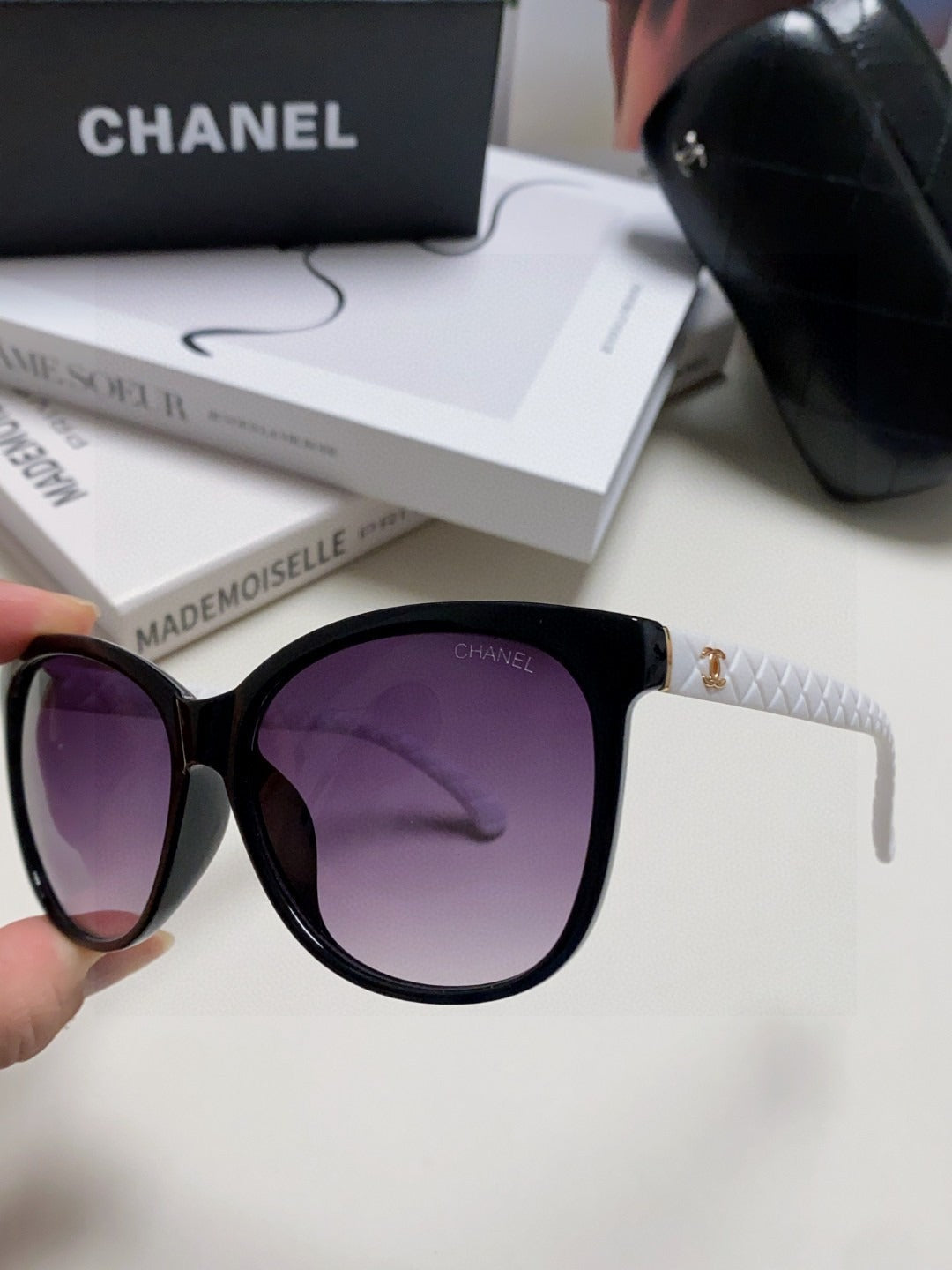 Chanel Logo Sunglasses