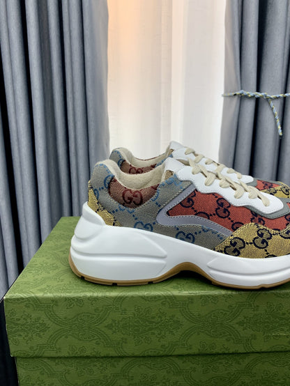 Gucci Lambskin Leather Sneakers