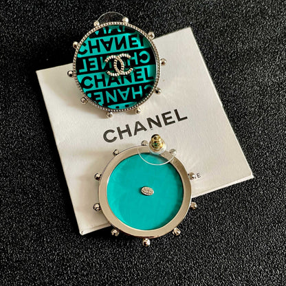 Chanel Logo Earrings