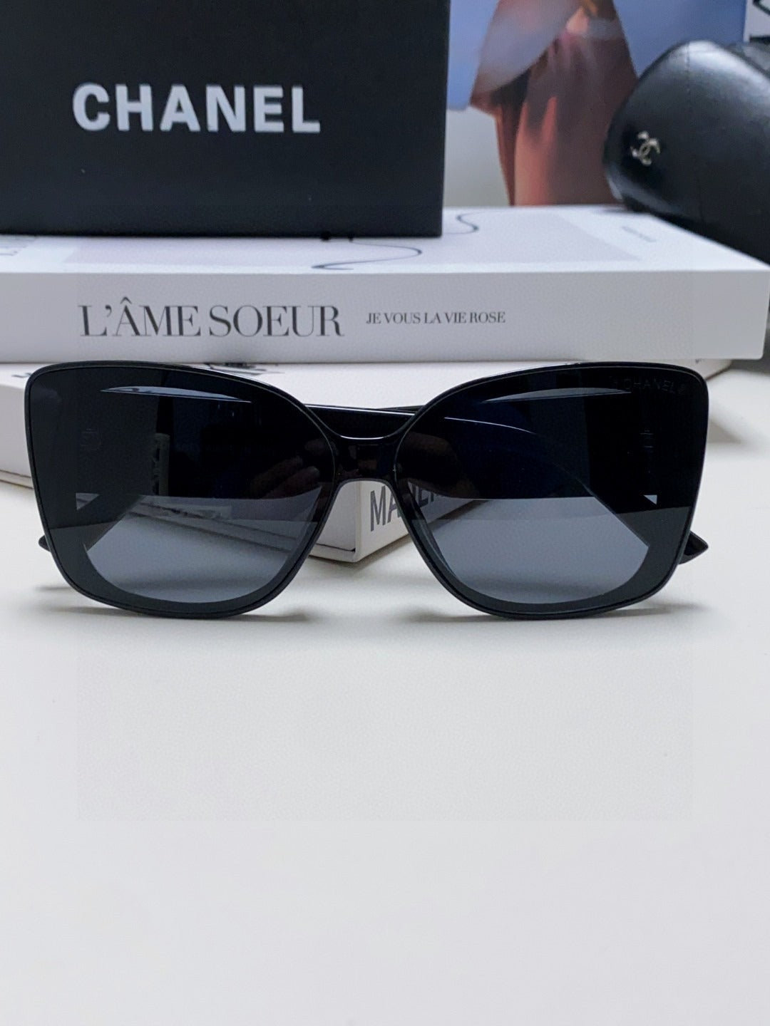 Chanel Logo Sunglasses
