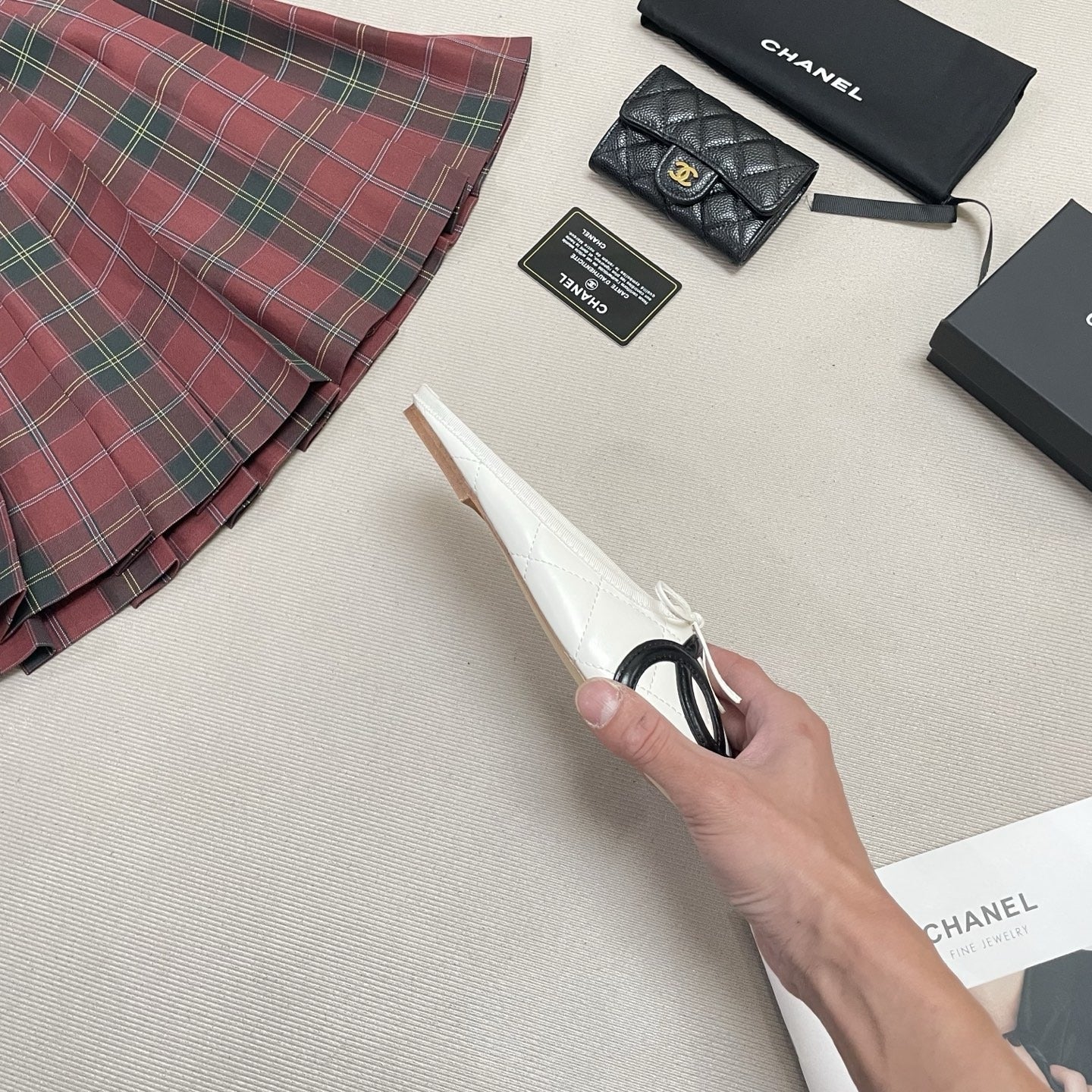 Chanel Leather Ballet Flats