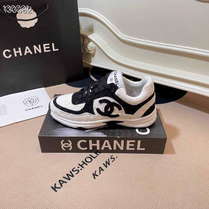 Chanel Leather Logo Shoes