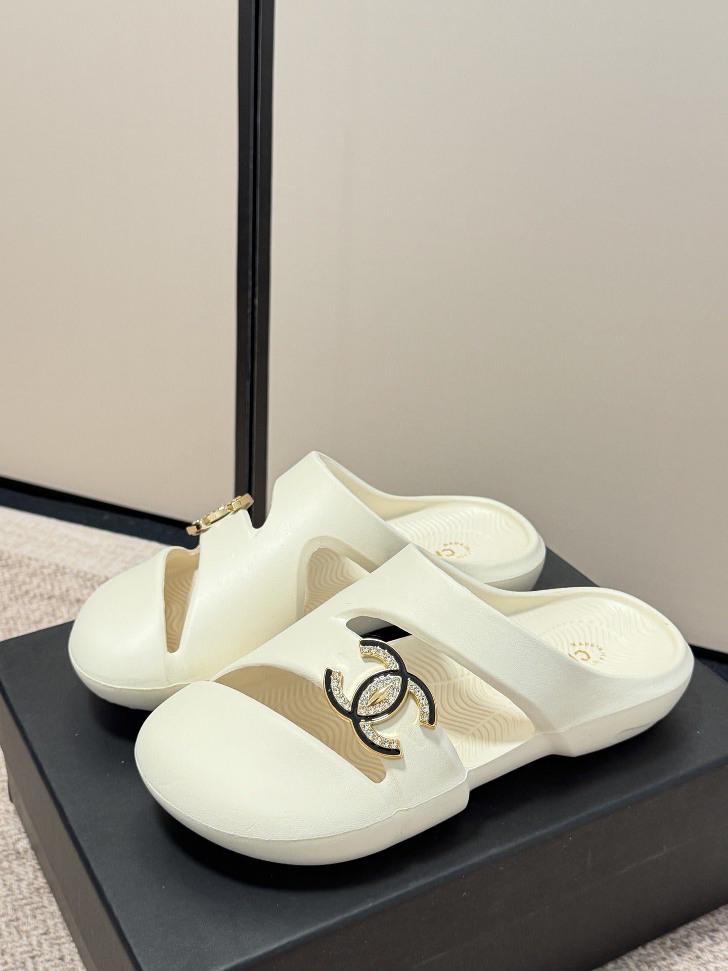 Chanel Vintage-Finish Sandals