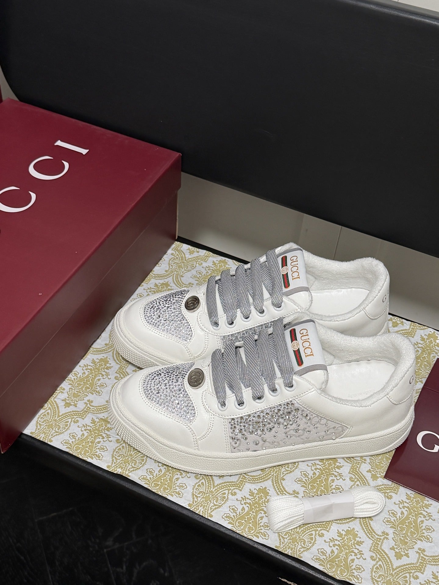 Gucci Crystal Sneakers