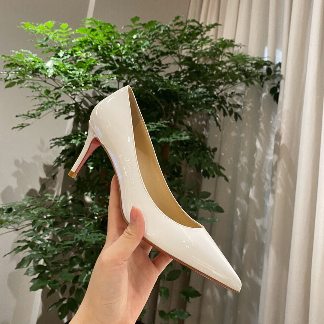 Christian Louboutin Lambskin Leather Heels