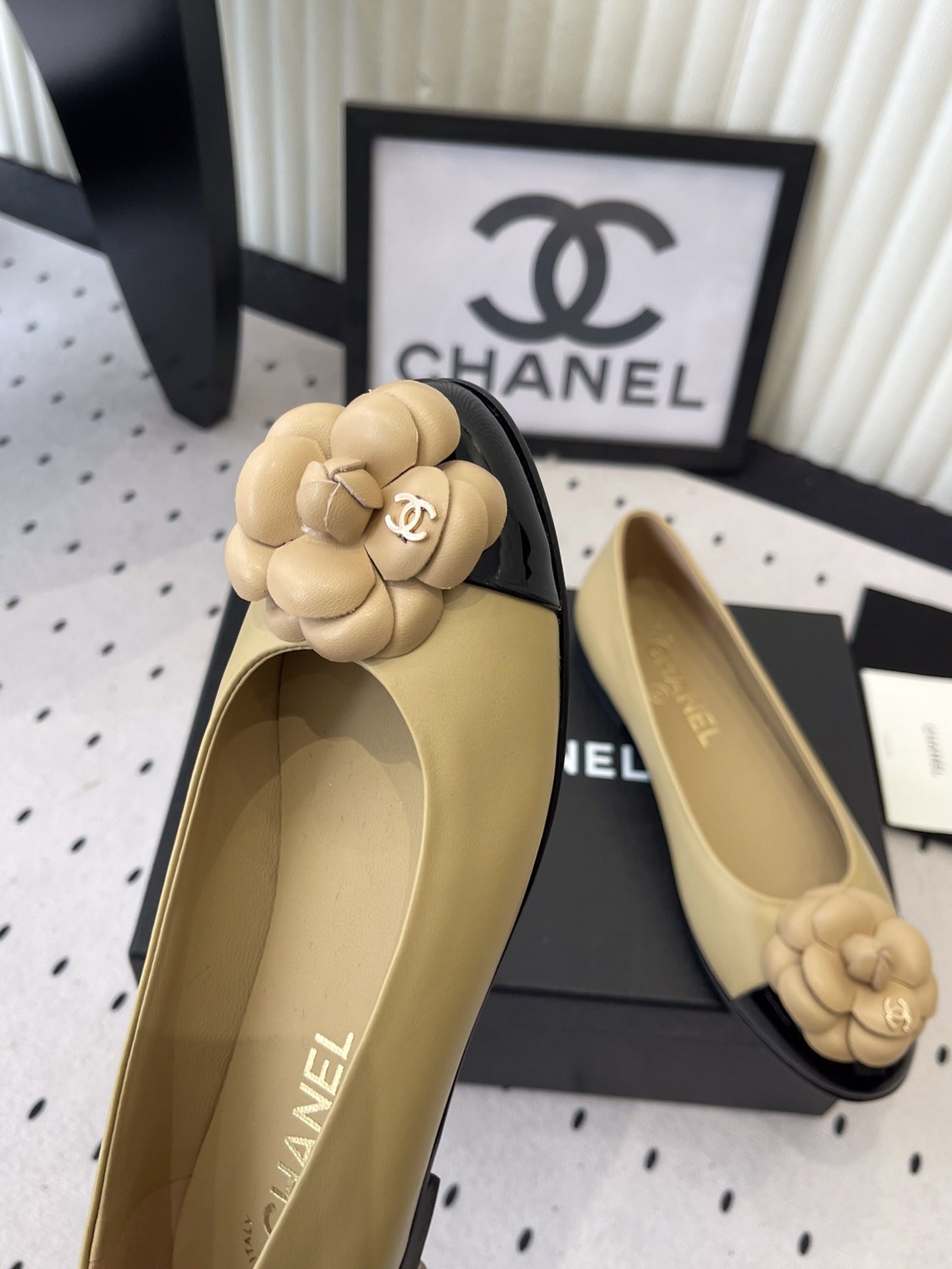 Chanel Lambskin Leather Shoes