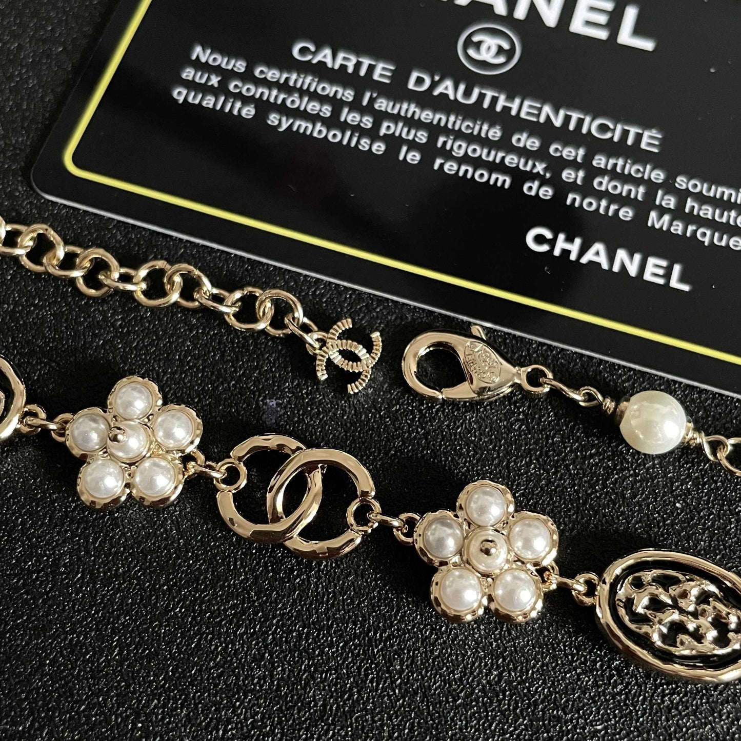 Chanel Logo Necklace