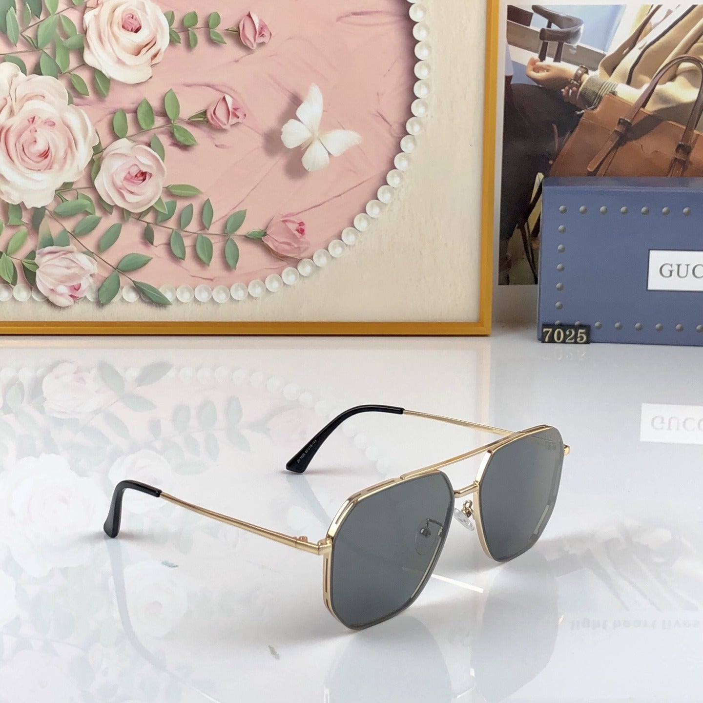 Gucci Nylon Vintage-Finish Sunglasses