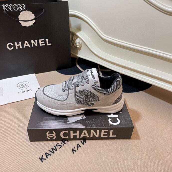 Chanel Leather Logo Shoes