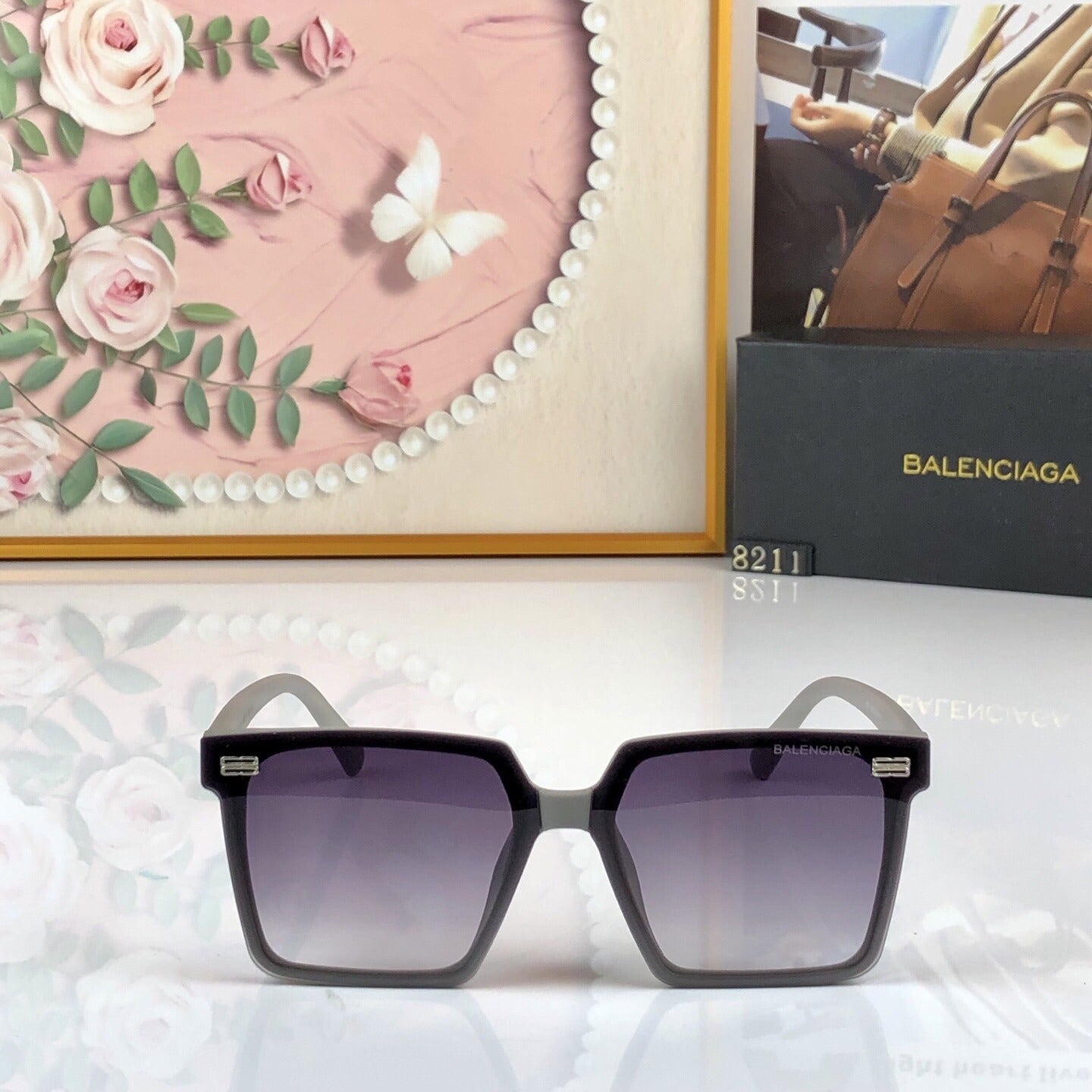 Balenciaga Vintage-Finish Sunglasses