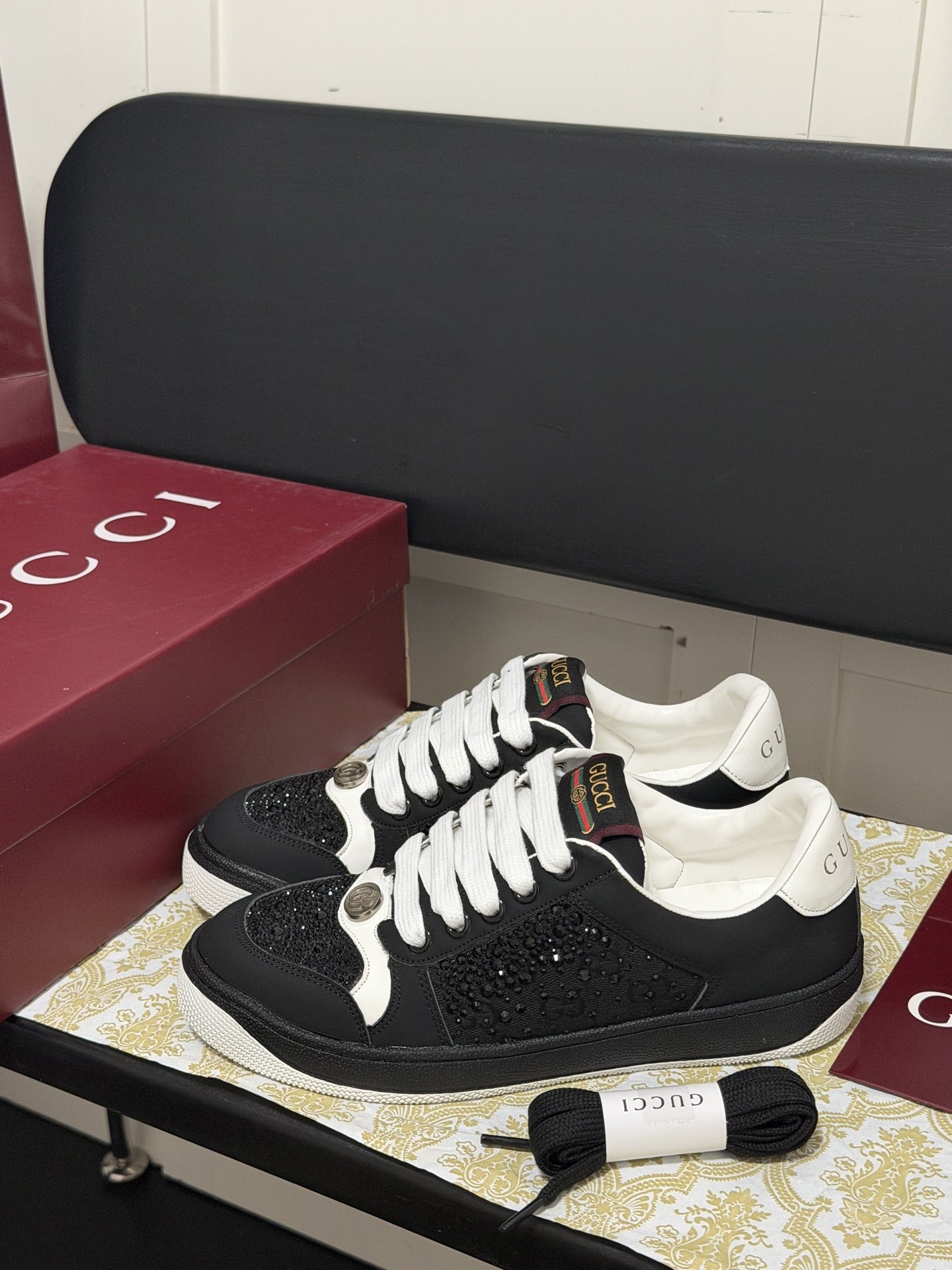 Gucci Crystal Sneakers