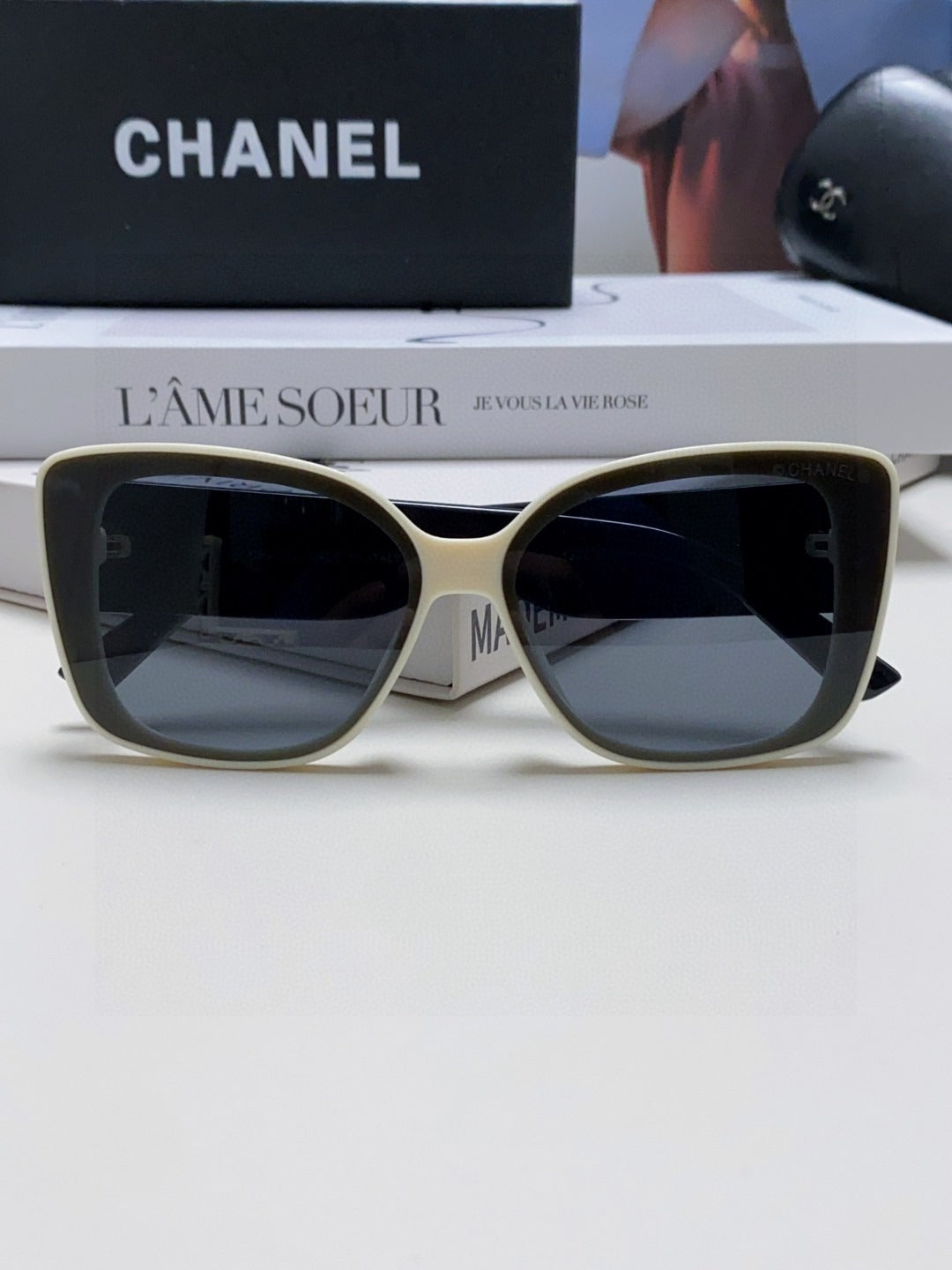 Chanel Logo Sunglasses