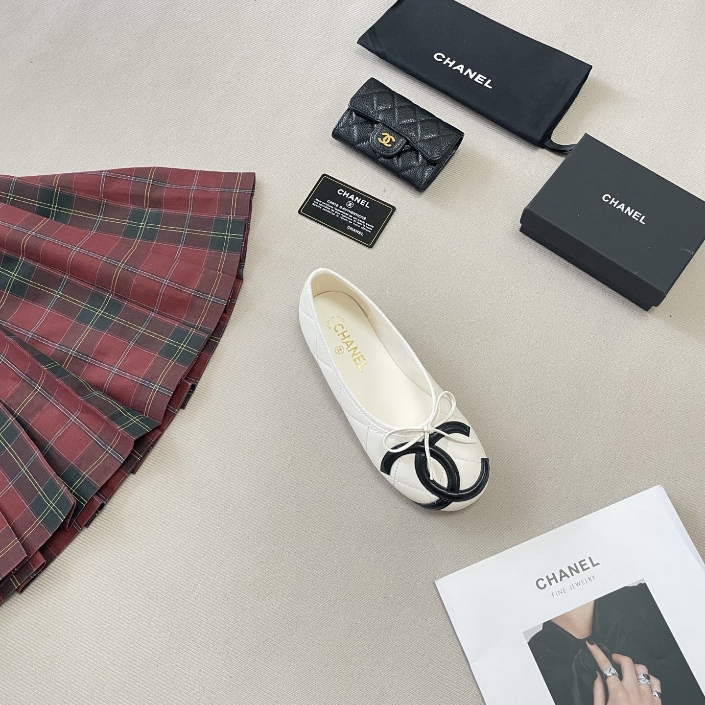 Chanel Leather Ballet Flats