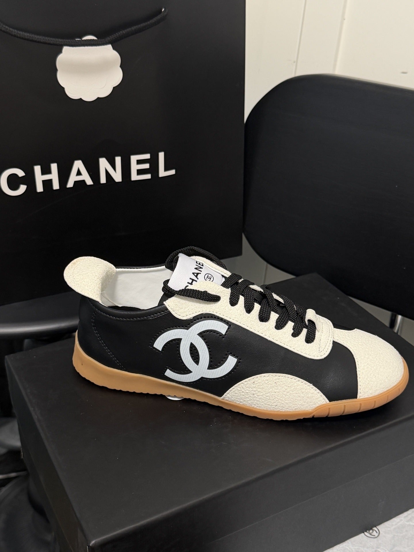 Chanel Leather Sneakers