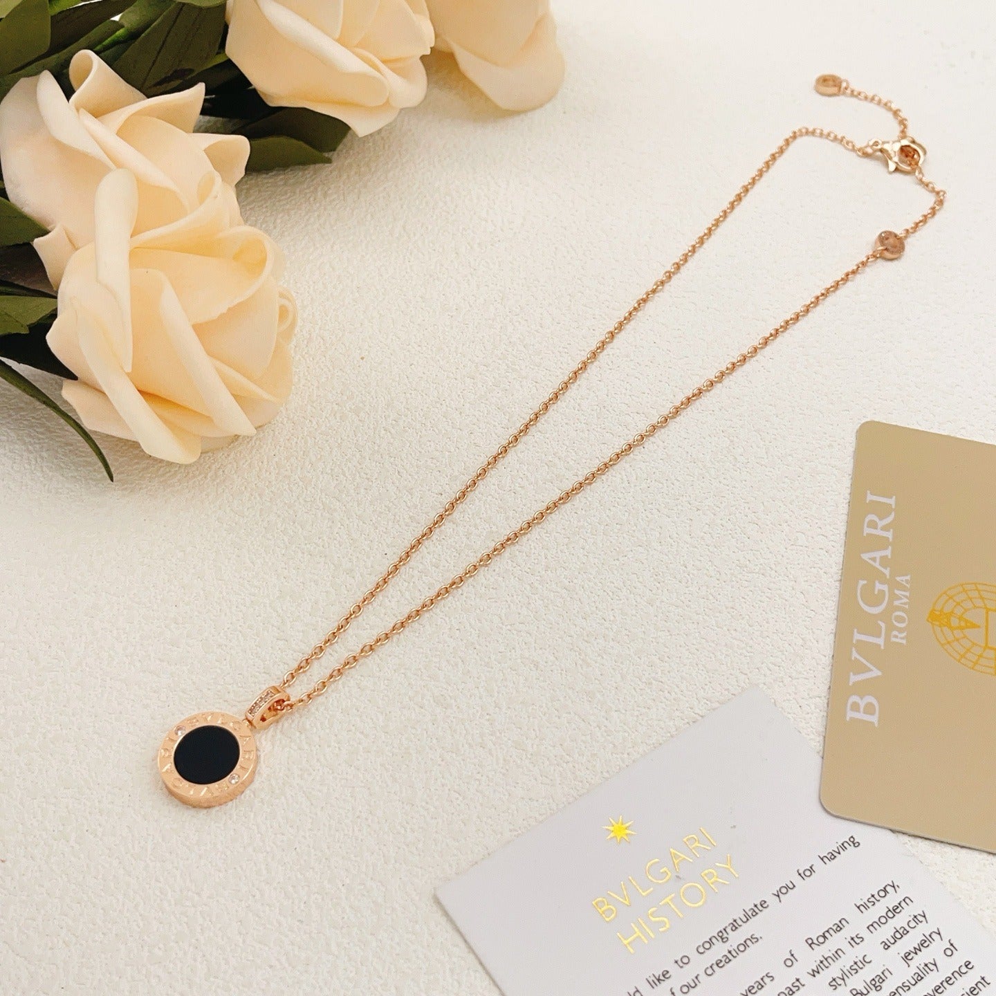 Bvlgari Brass Round Necklace