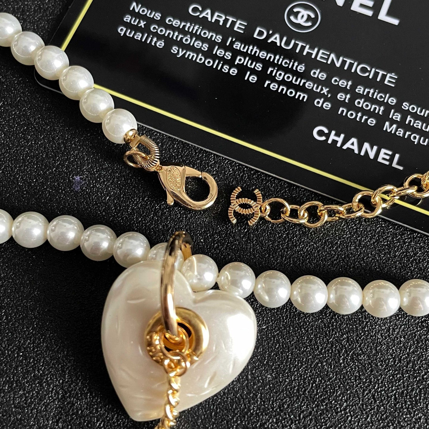 Chanel Logo Necklace