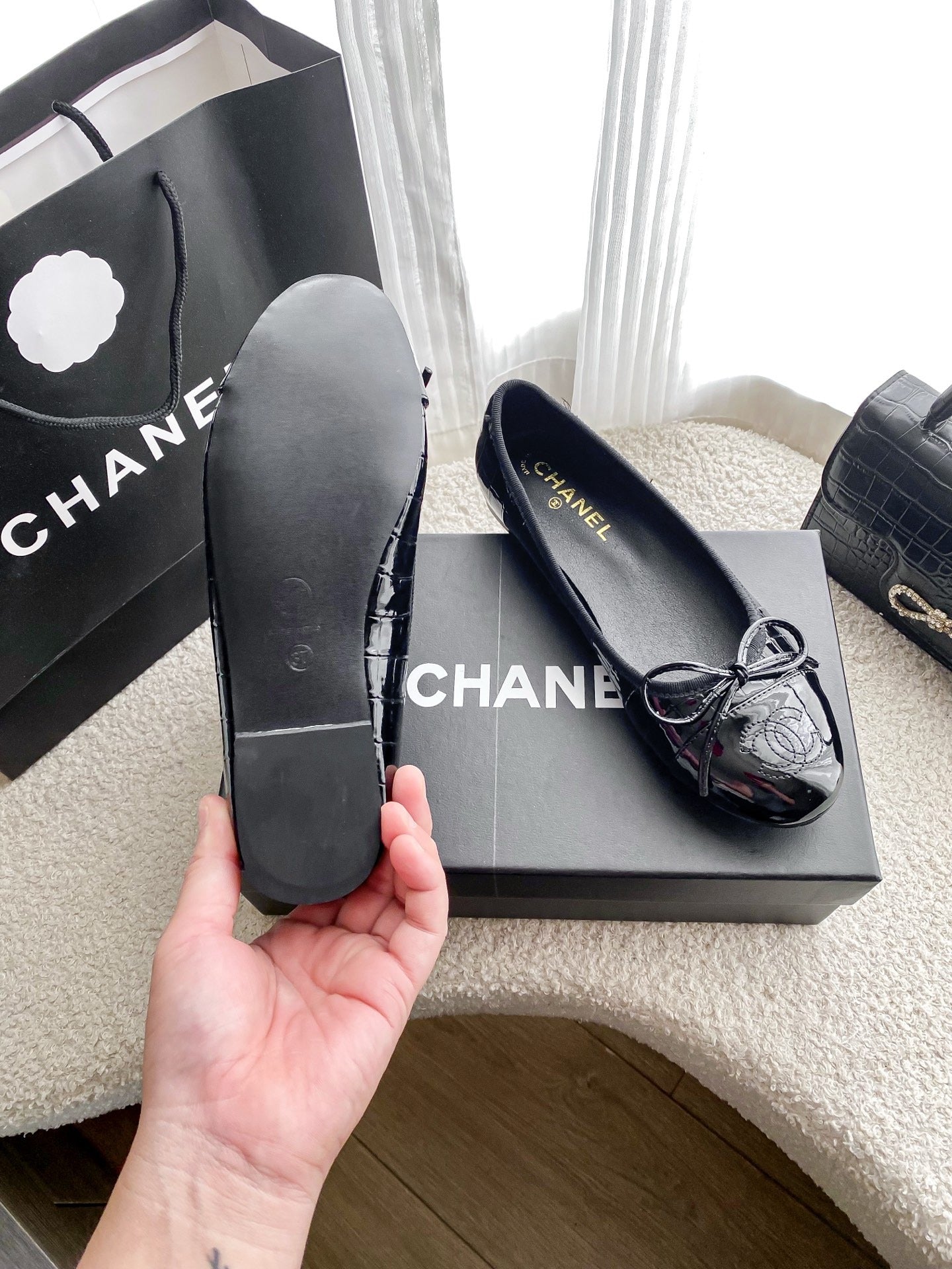 Chanel Bow Shoes