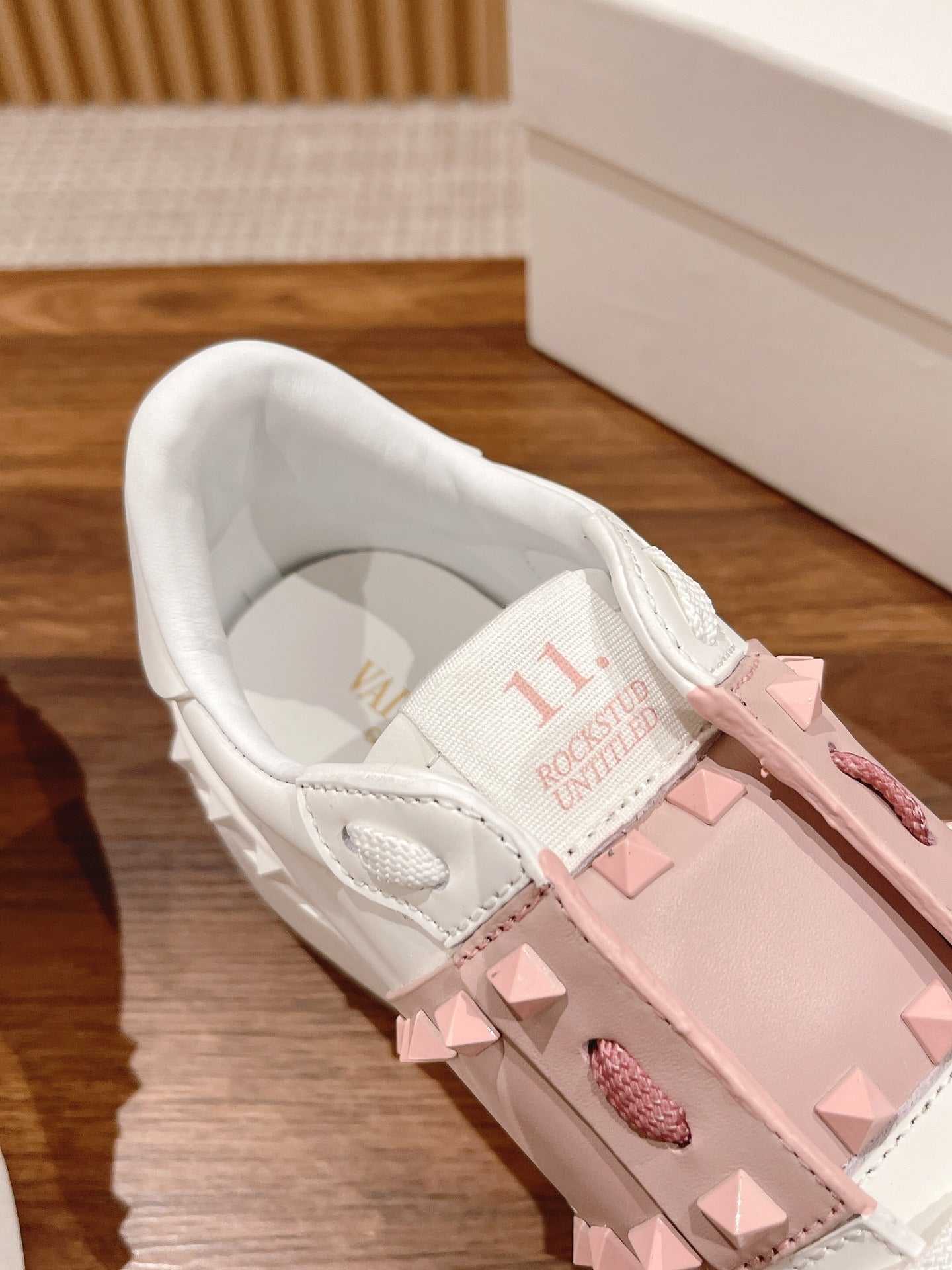 Valentino Calfskin Leather Sneakers