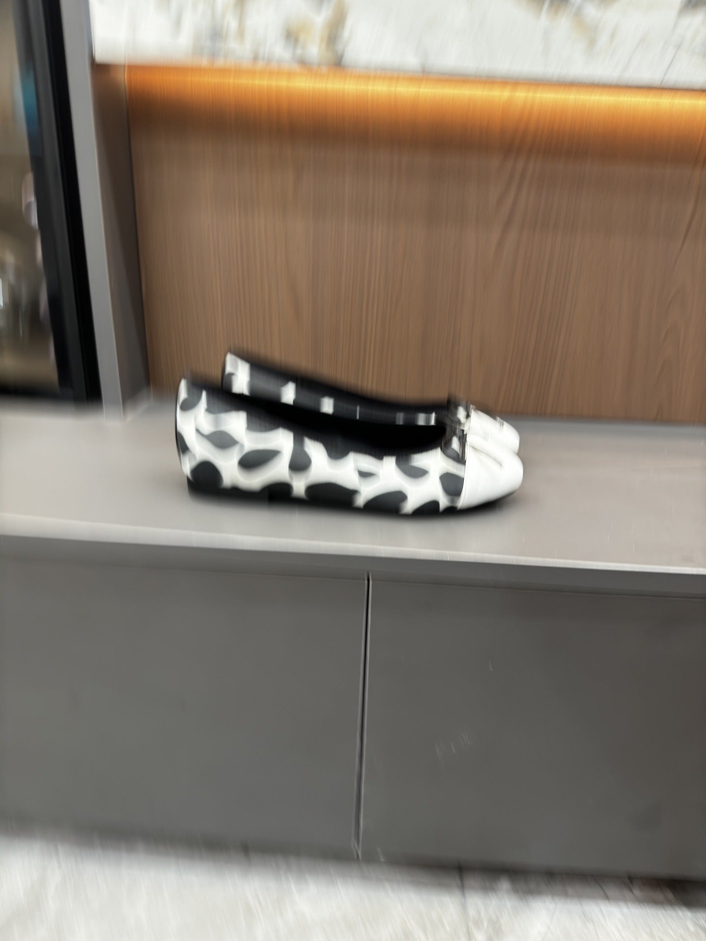 Chanel Lambskin Leather Bow Shoes