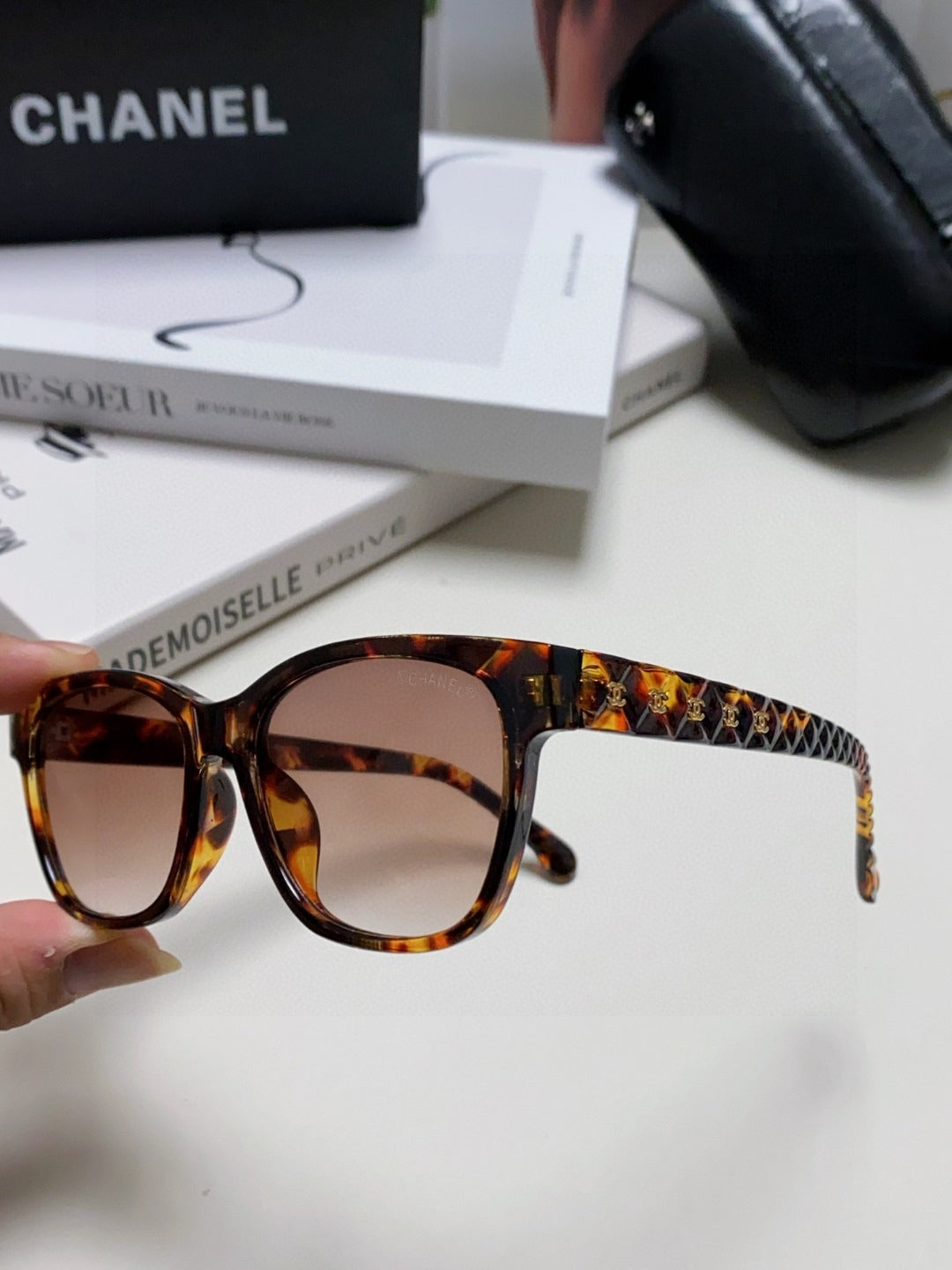 Chanel Logo Sunglasses