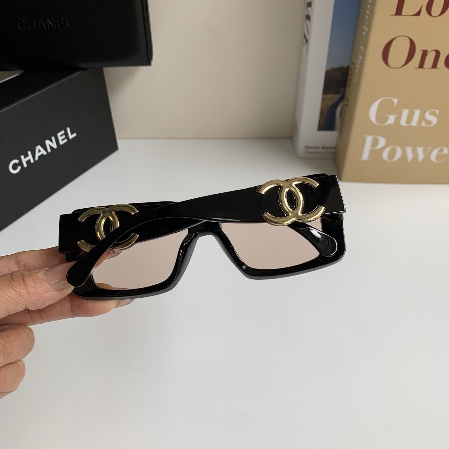 Chanel Logo Sunglasses