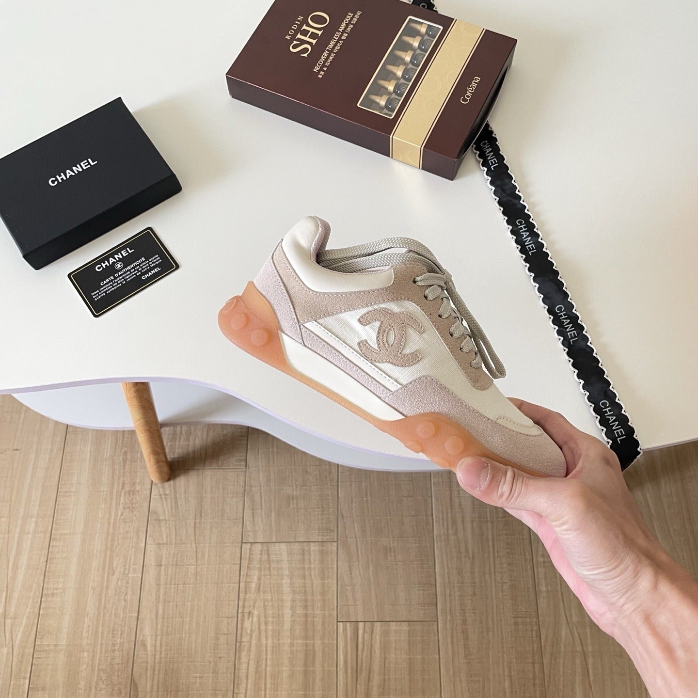 Chanel Leather Sneakers