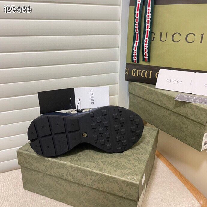 Gucci Calfskin Leather Sneakers