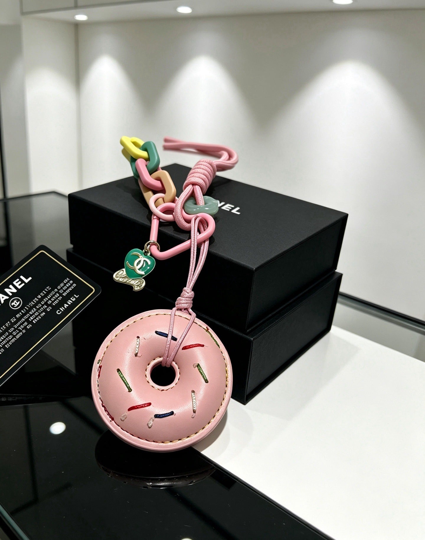 Chanel Vintage-Finish Keychain