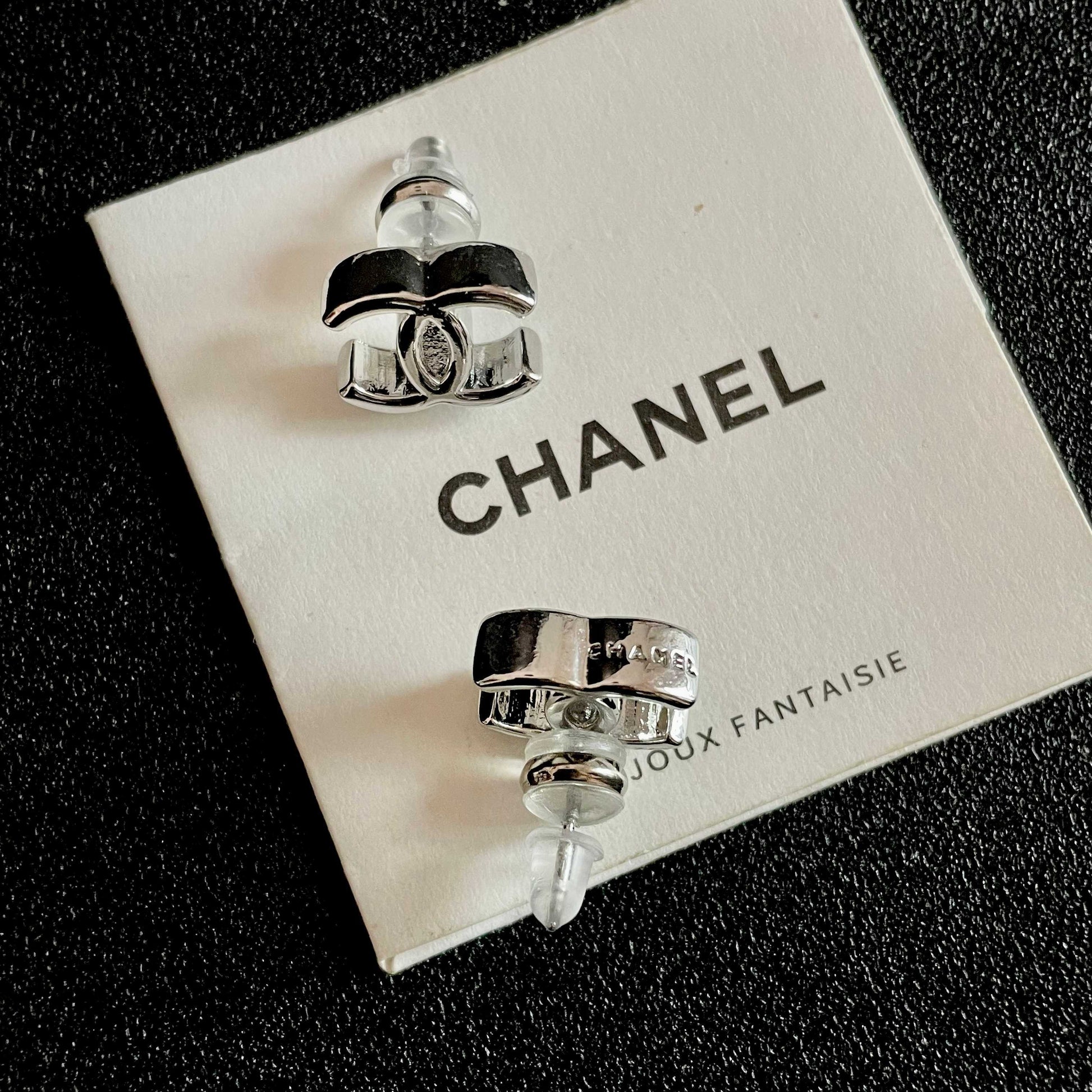 Chanel Logo Earrings