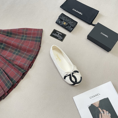 Chanel Leather Ballet Flats