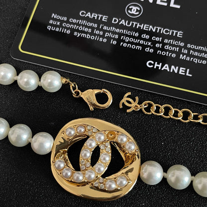 Chanel Logo Necklace