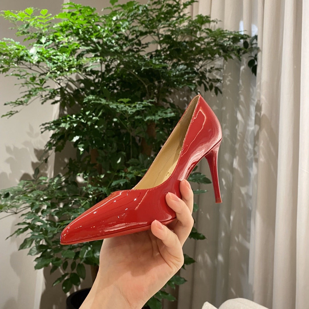 Christian Louboutin Lambskin Leather Heels