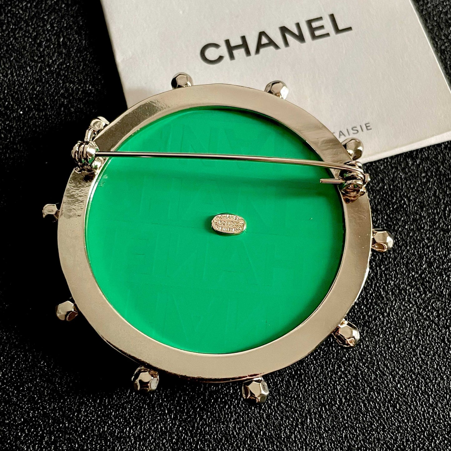 Chanel Logo Brooch