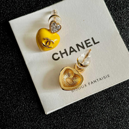 Chanel Logo Earrings