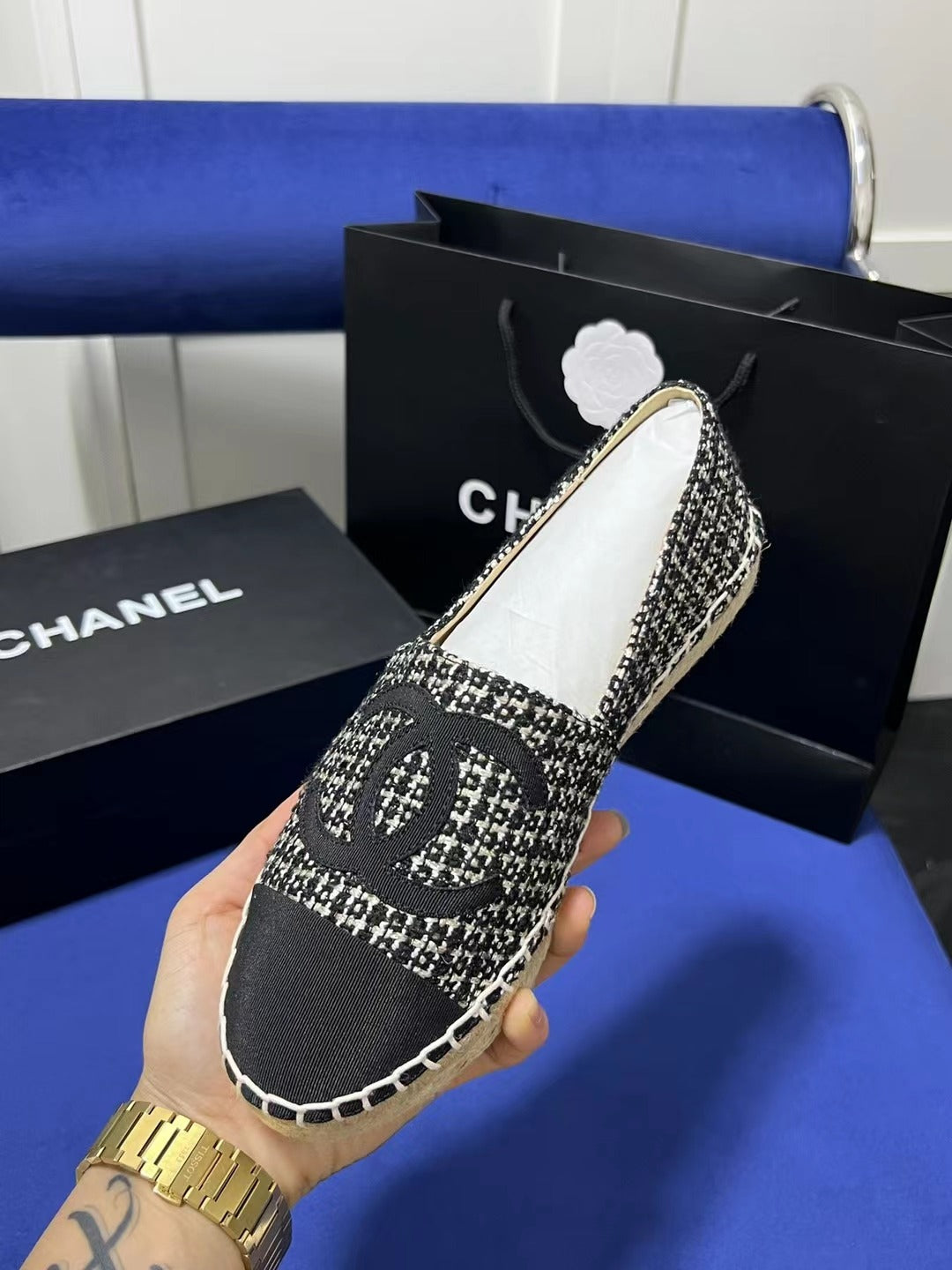 Chanel Canvas Shoes