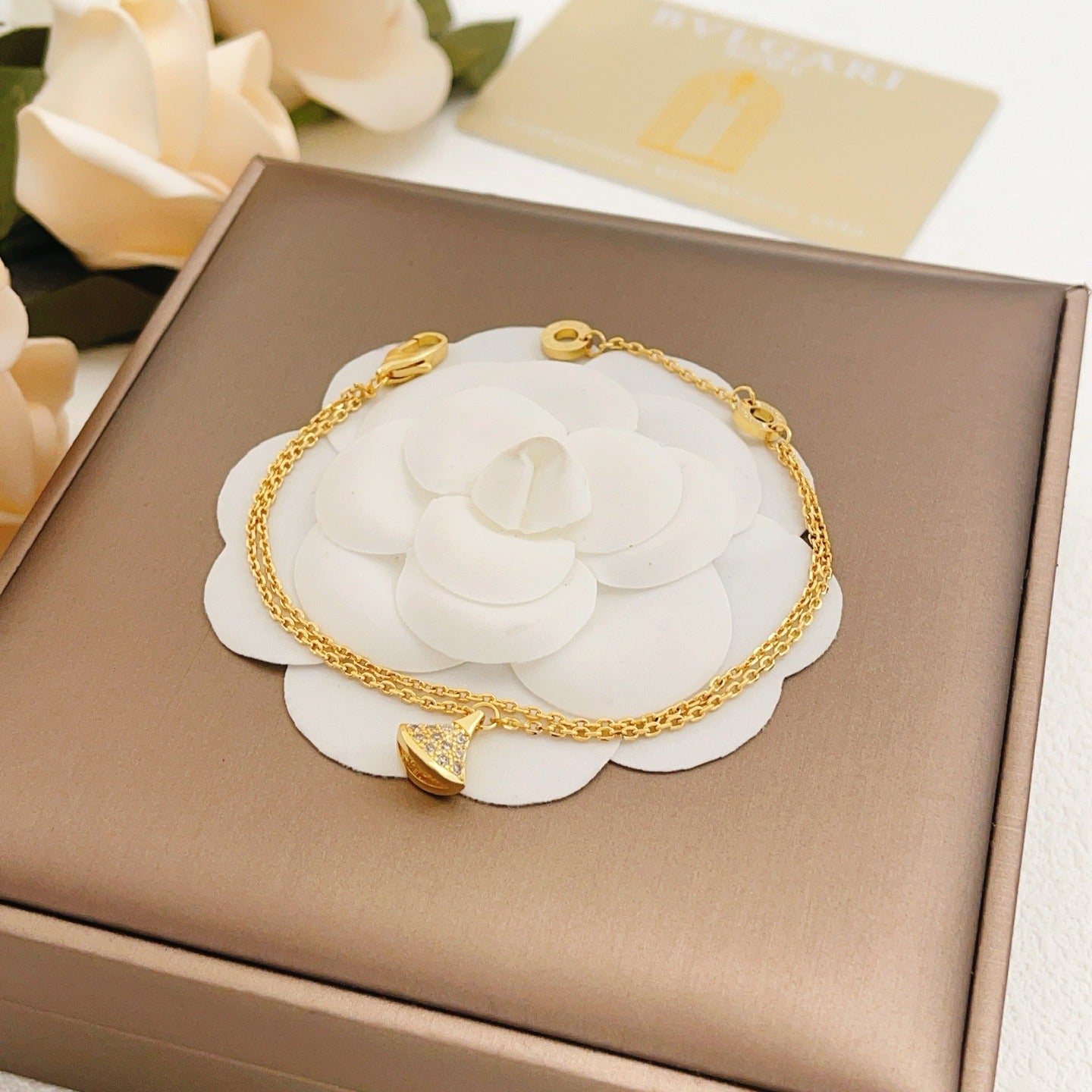 Bvlgari Gold Brass Bracelet