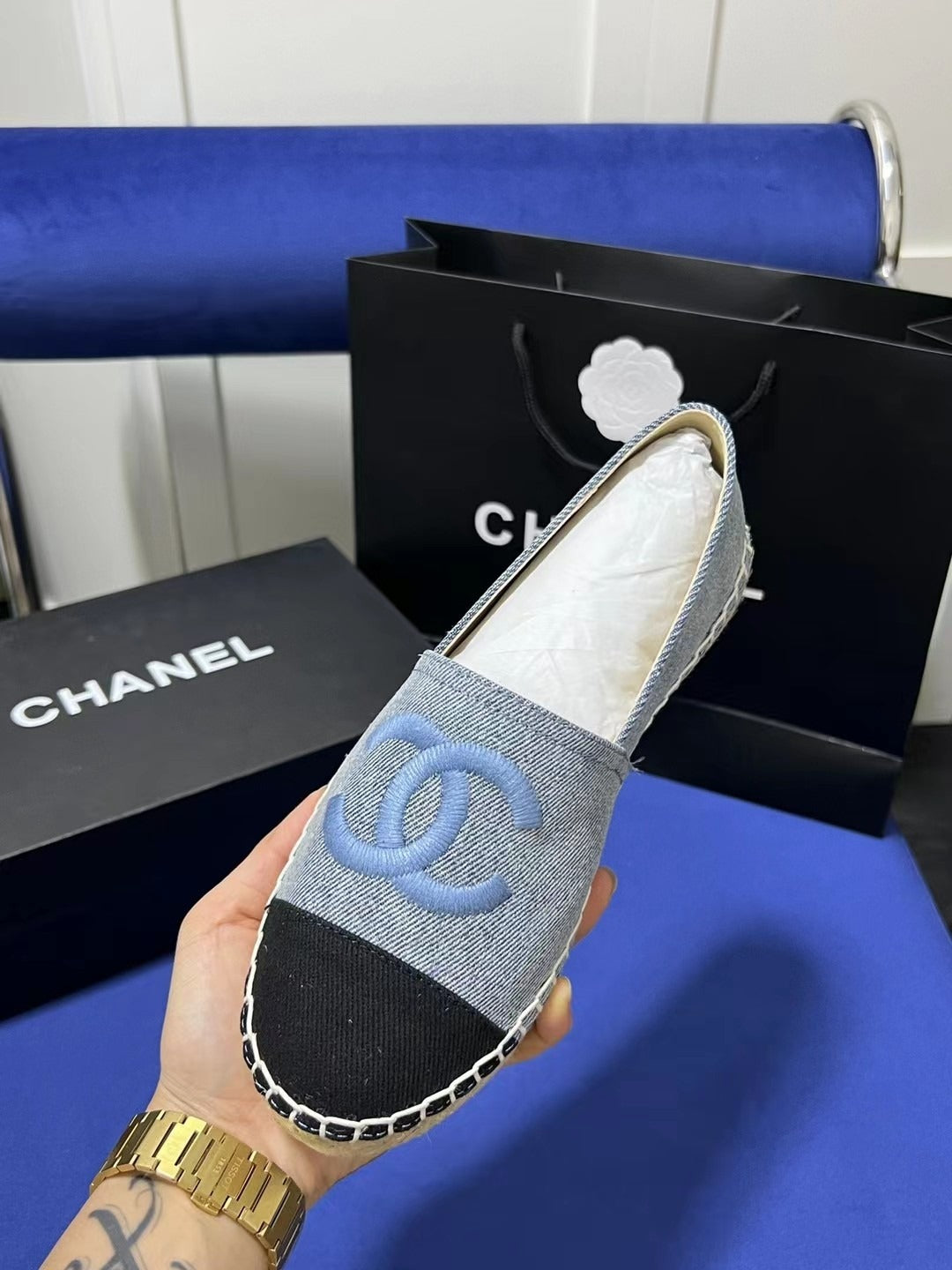 Chanel Canvas Shoes