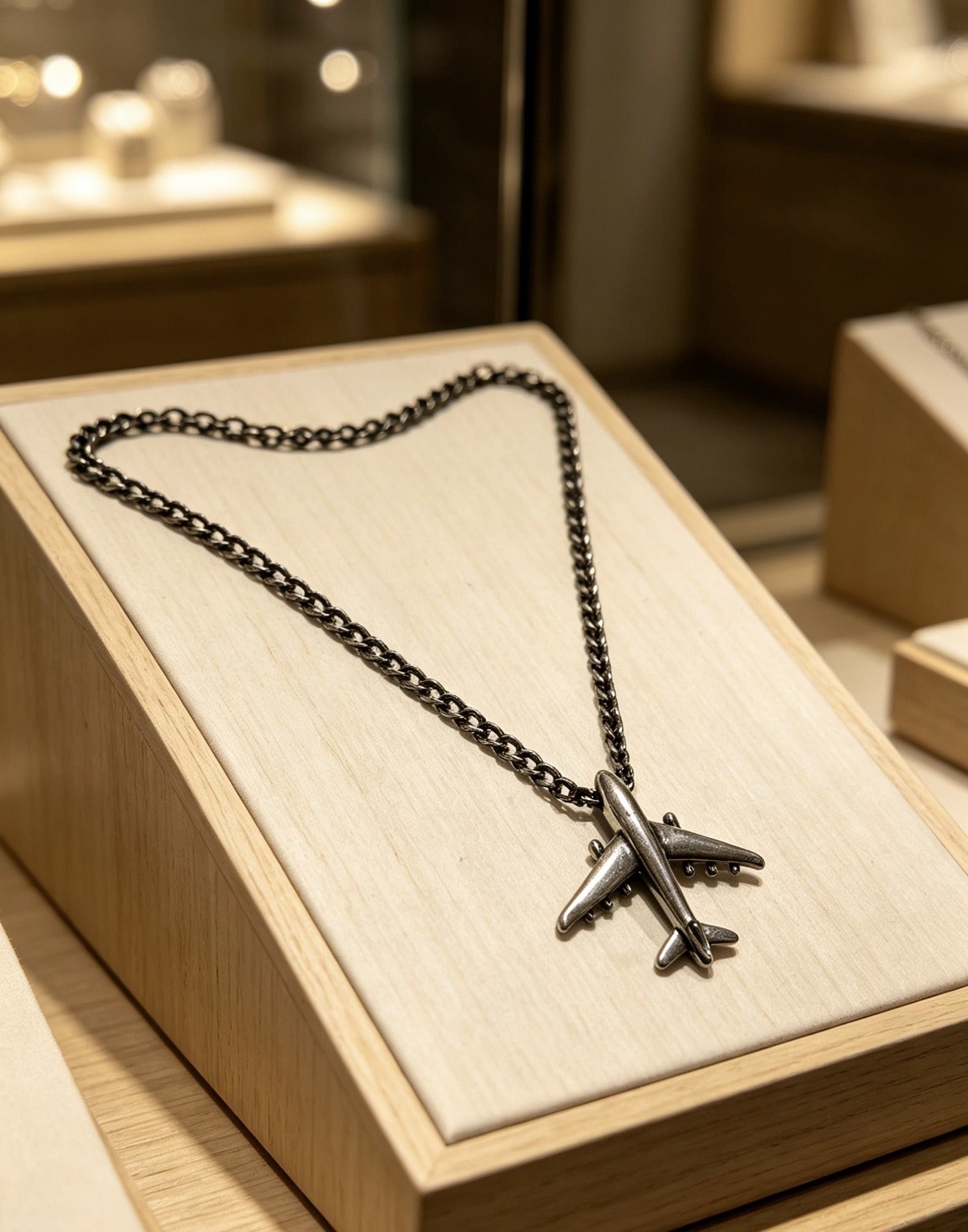 Chrome Hearts Sterling Silver Cross Necklace