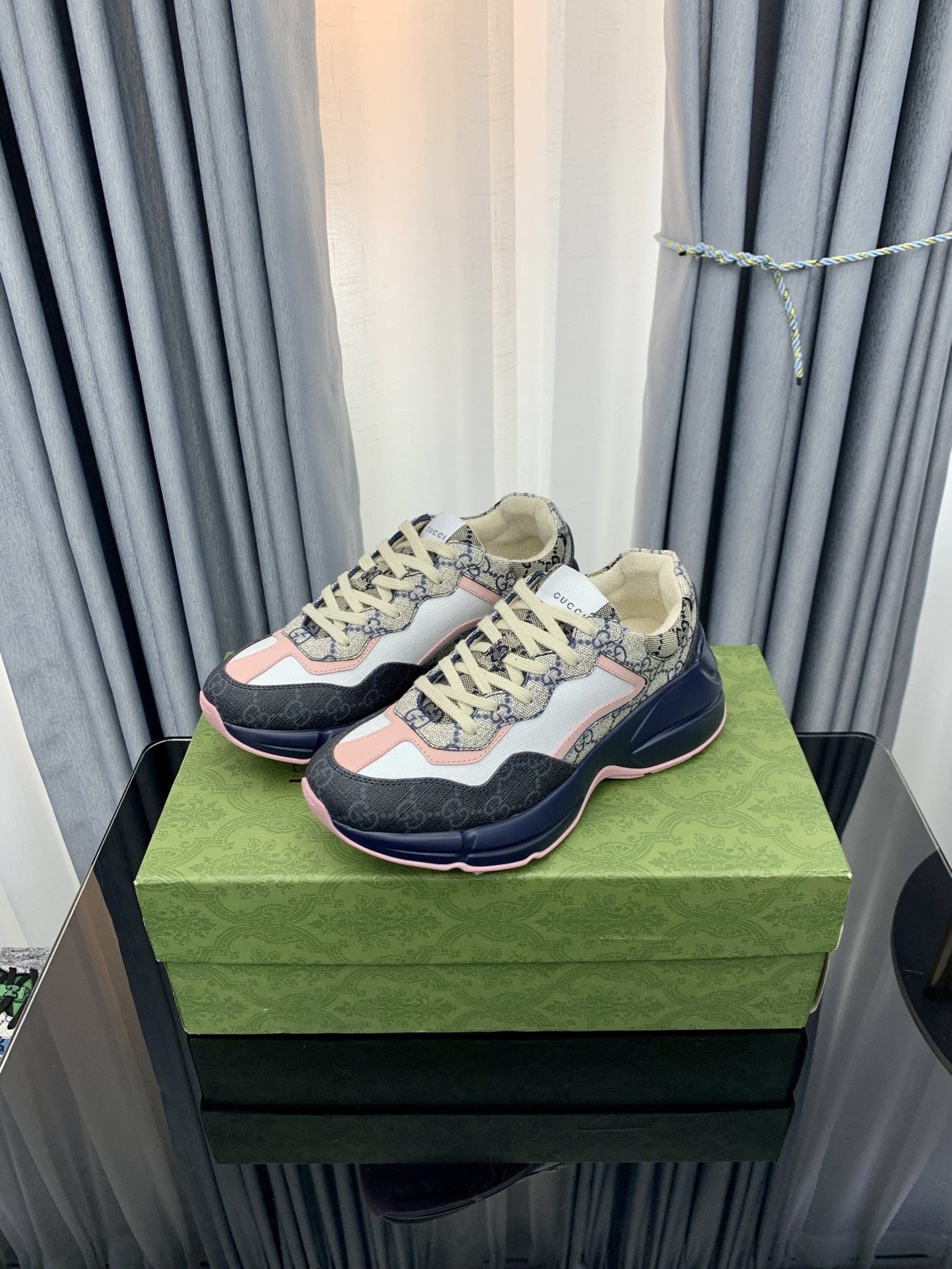 Gucci Lambskin Leather Sneakers
