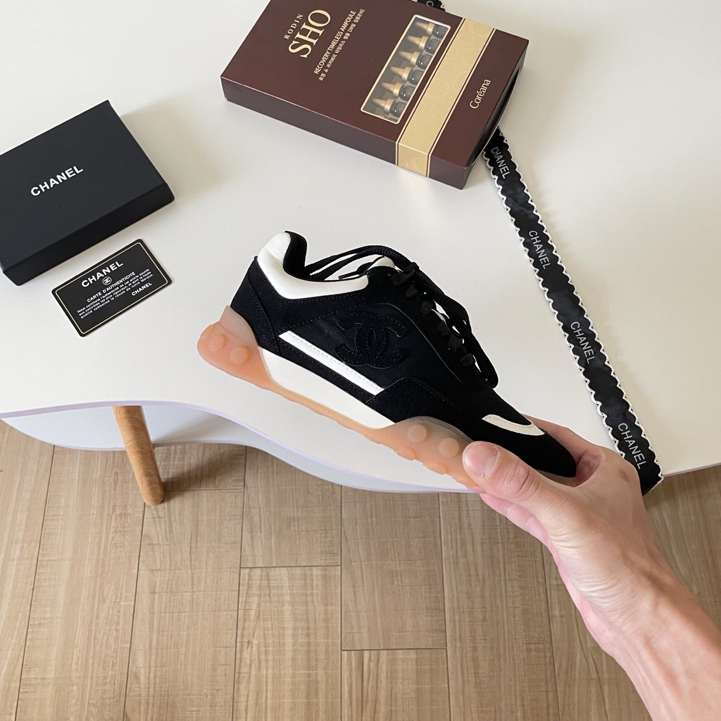 Chanel Leather Sneakers
