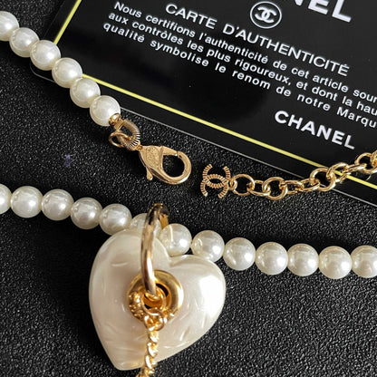 Chanel Logo Necklace